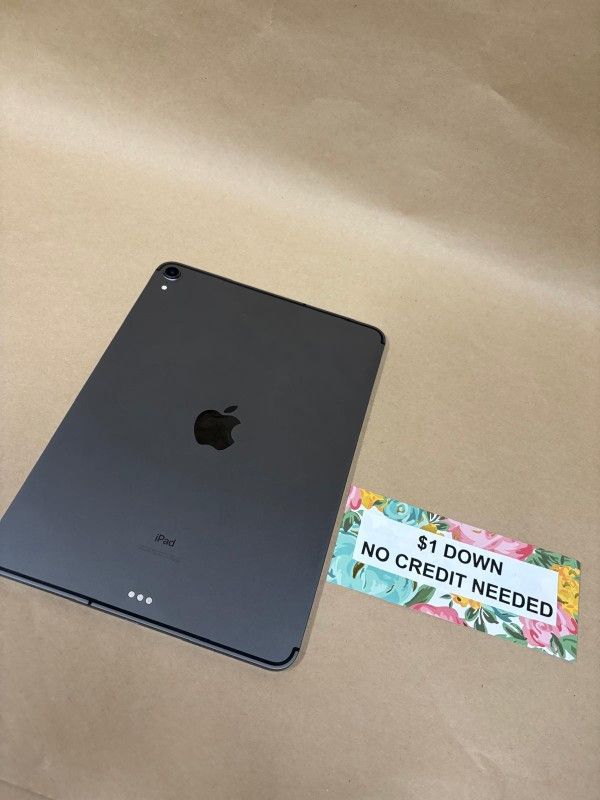 Apple IPad Pro 11 Inch 1st Gen Tablet - Only $1 Today Pay The Rest Later!