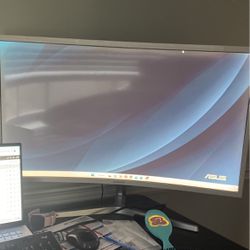 Curved Samsung 42 In Monitor 