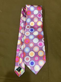 Ted Baker London polka dot 100% silk tie