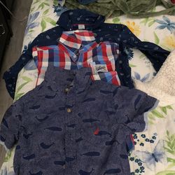 Boys Jeans And Shoes Different Sizes