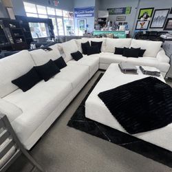 Modern White Sectional 🤍👀