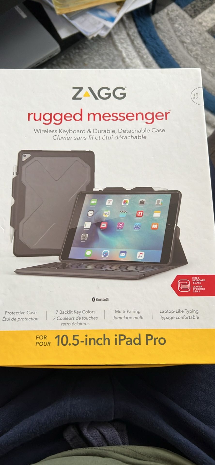 ZAGG rugged Messenger Wireless Keyboard 10.5 Inch