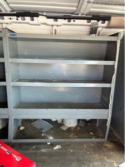 Single cargo van shelf