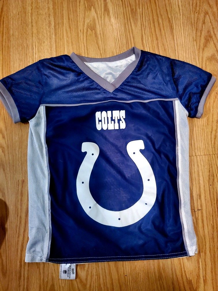 Detroit LIONS YOUTH FLAG FOOTBALL PLAY 60 REVERSIBLE JERSEY..GREAT CONDITION!..size Med Youth