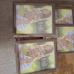 Four 8x10 Wooden Frames