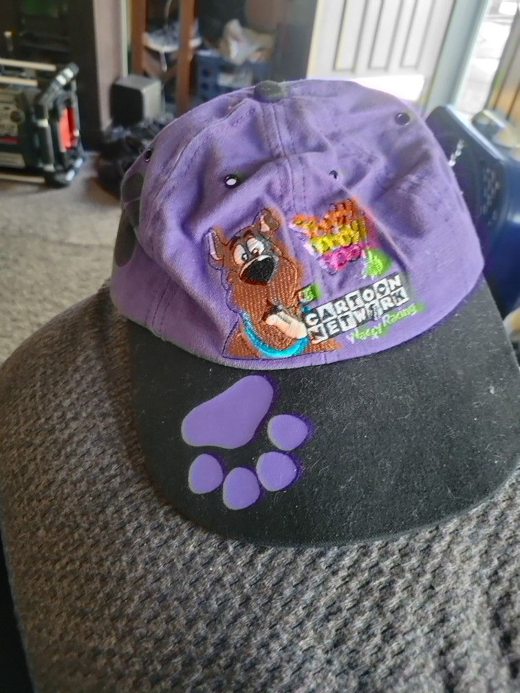 Vintage 1996 Cartoon Network Scooby-Doo Wacky Racing Youth Cap