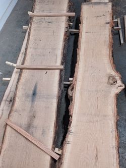 White Oak Slab / Wood - 7/4x12x75