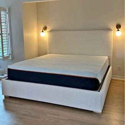Brand new king size bed frame with mattress for sale