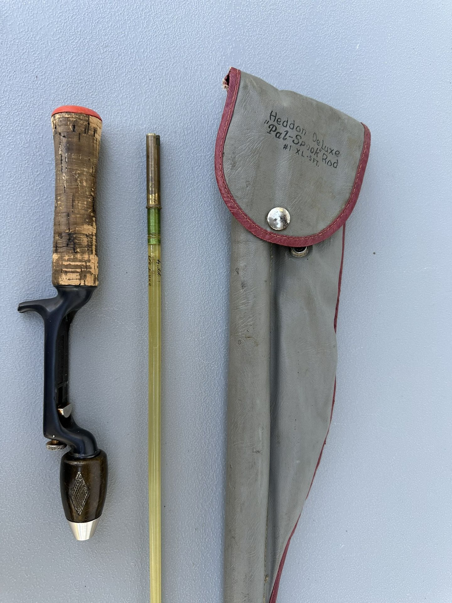 Vintage Heddon Deluxe “Pal Spook” Rod #1 XL 5 FT Rod