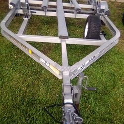 Aluminum Heavy Duty Double Jet Ski Trailer. Excellent Condition. Ready To Load...