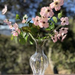 crystal vase