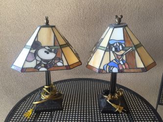 Disney collectable Tiffany lamps
