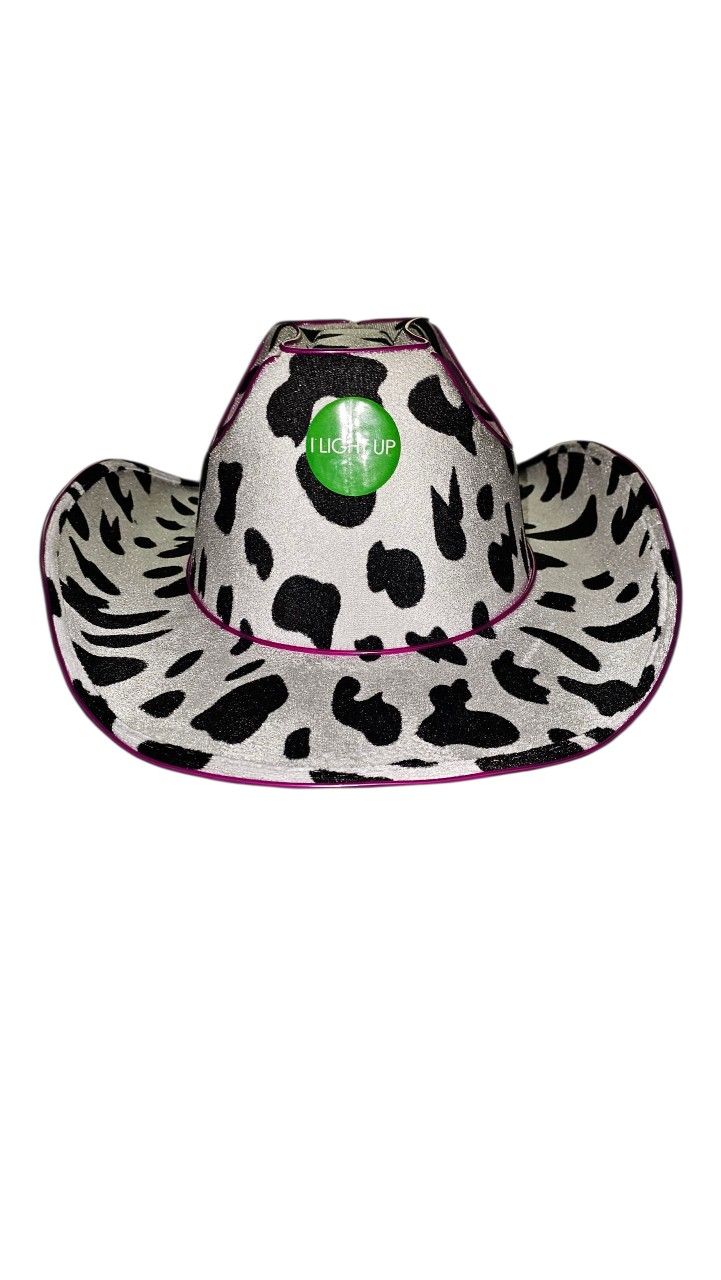New LIGHT UP COWGIRL HAT