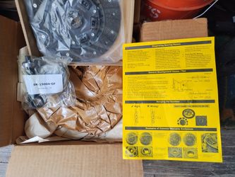 Clutch And Press. Plate  New