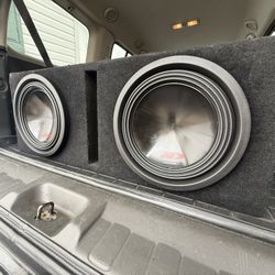Alpine Sub Woofer Speakers 🔊 And Amp 