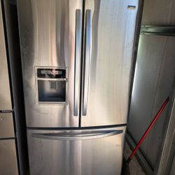 3 Door Stainless Fridge ($600)