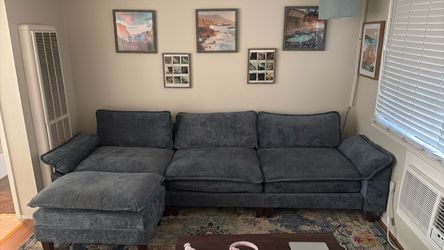 Blue couch