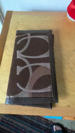 Coach Checkbook Cover