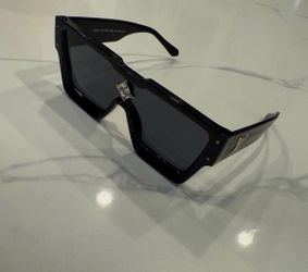 Louis Vuitton Black Oversized Shield Sunglasses