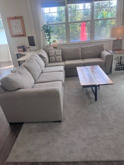 Three piece sectional