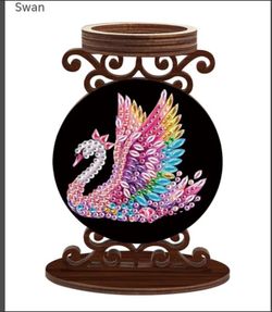 Lion Candle Holder and Swan Candle Holder