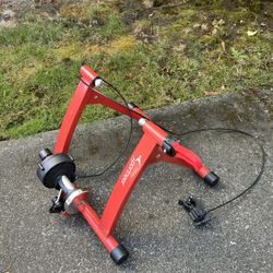 For training with a bicycle.