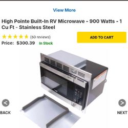 Built In RV Microwave 