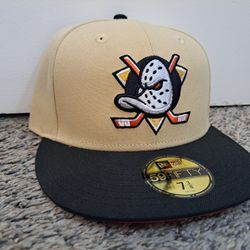 Anaheim Mighty Ducks 59Fifty New Era Fitted Hat Cap Size 7 3/8 BNWT