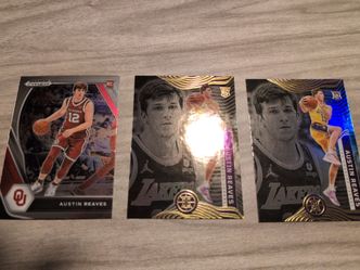 3 Austin Reaves rookie cards