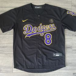 Dodgers Kobe Bryant Black Jersey 