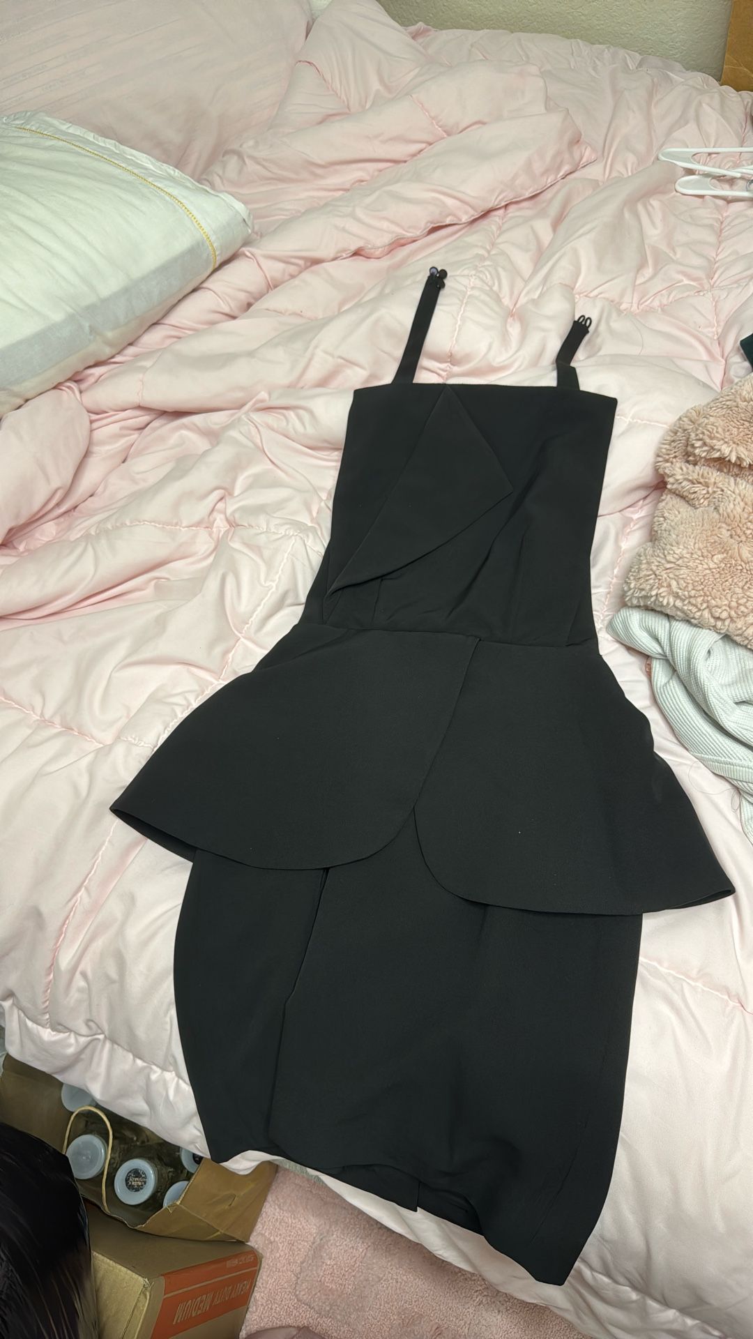 Black cocktail dress