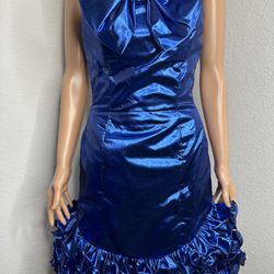 Vintage Electric Blue Dress