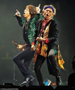 MICK JAGGER AND KEITH RICHARDS PICTURE