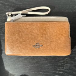 Coach Double Zip wallet
