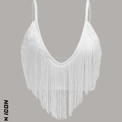 Fringe Trim Cami Top