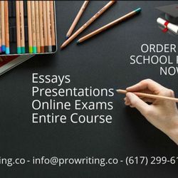 Essays, Presentations, Online Exams, Ghostwriting 