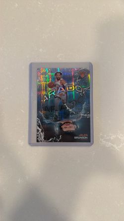 Jalen Brunson paradox topps chrome