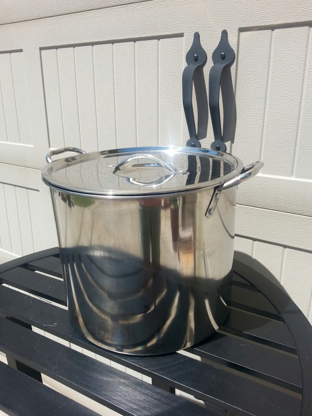 16 quart stock pot polished stainless steel pot Stainless Steel stock pot with lid 16 quart