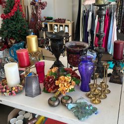 Vases and candles holders