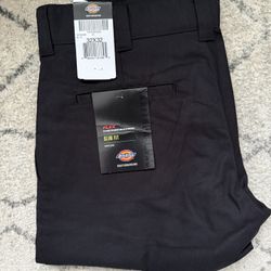 Brand New Dickies Skate Slim Pants Black 32x32