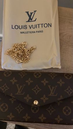 Louis Vuitton Monogram Envelope Clutch with Chain