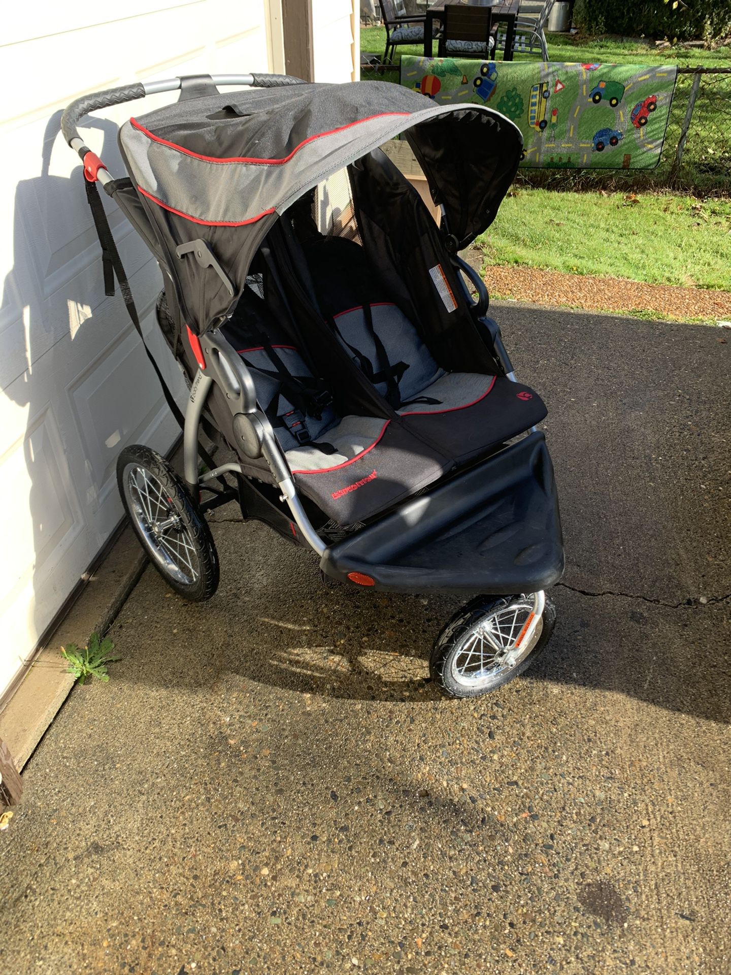 Double stroller almost brand new