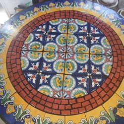 Beautiful Mexican talavera table