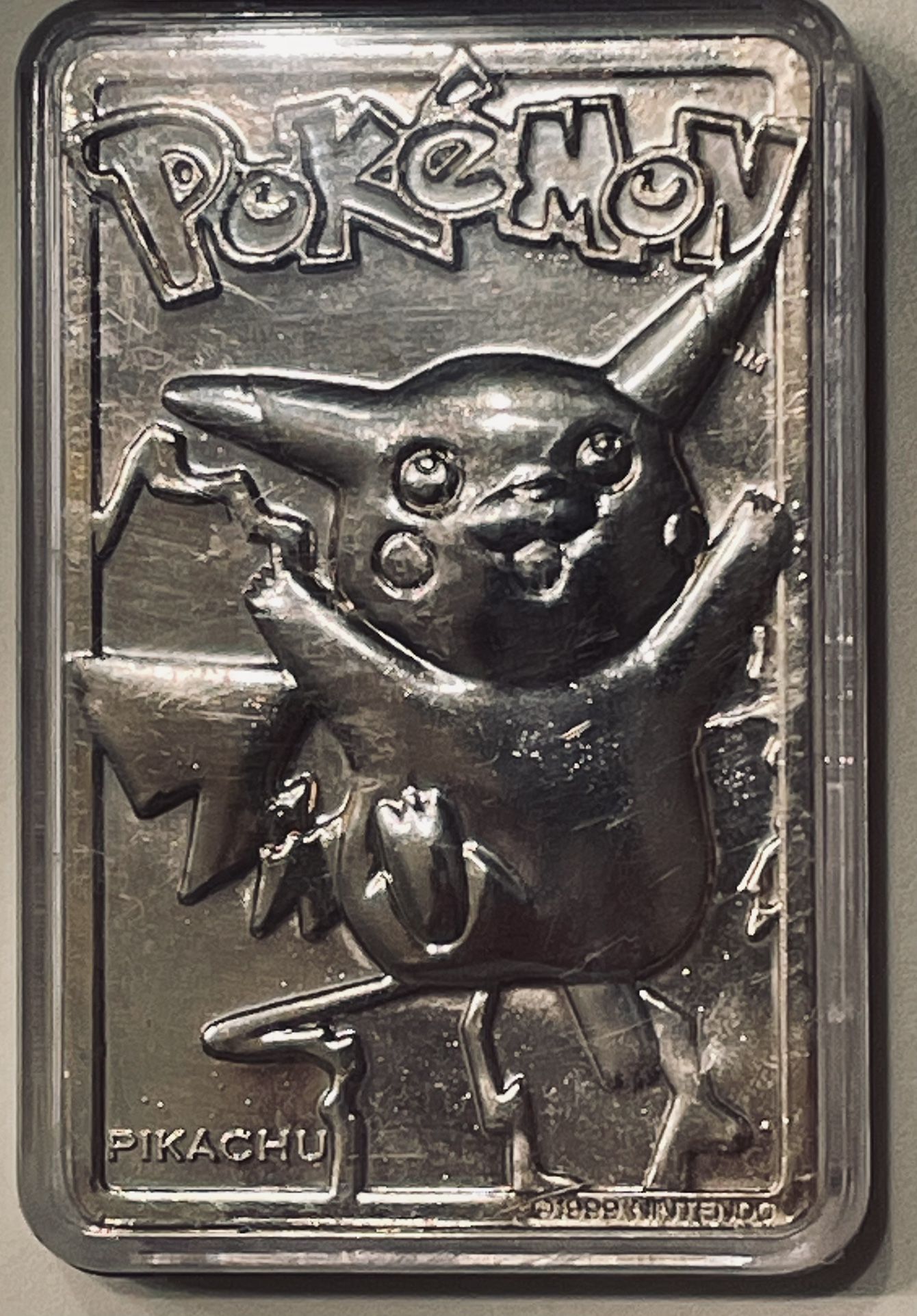 23k Gold Clad Metal Promo Card/  Pikachu’ #25