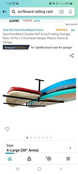 Surfboard Ceiling Rack Like New