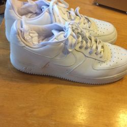 Jordan Air Force Ones Size 13 White