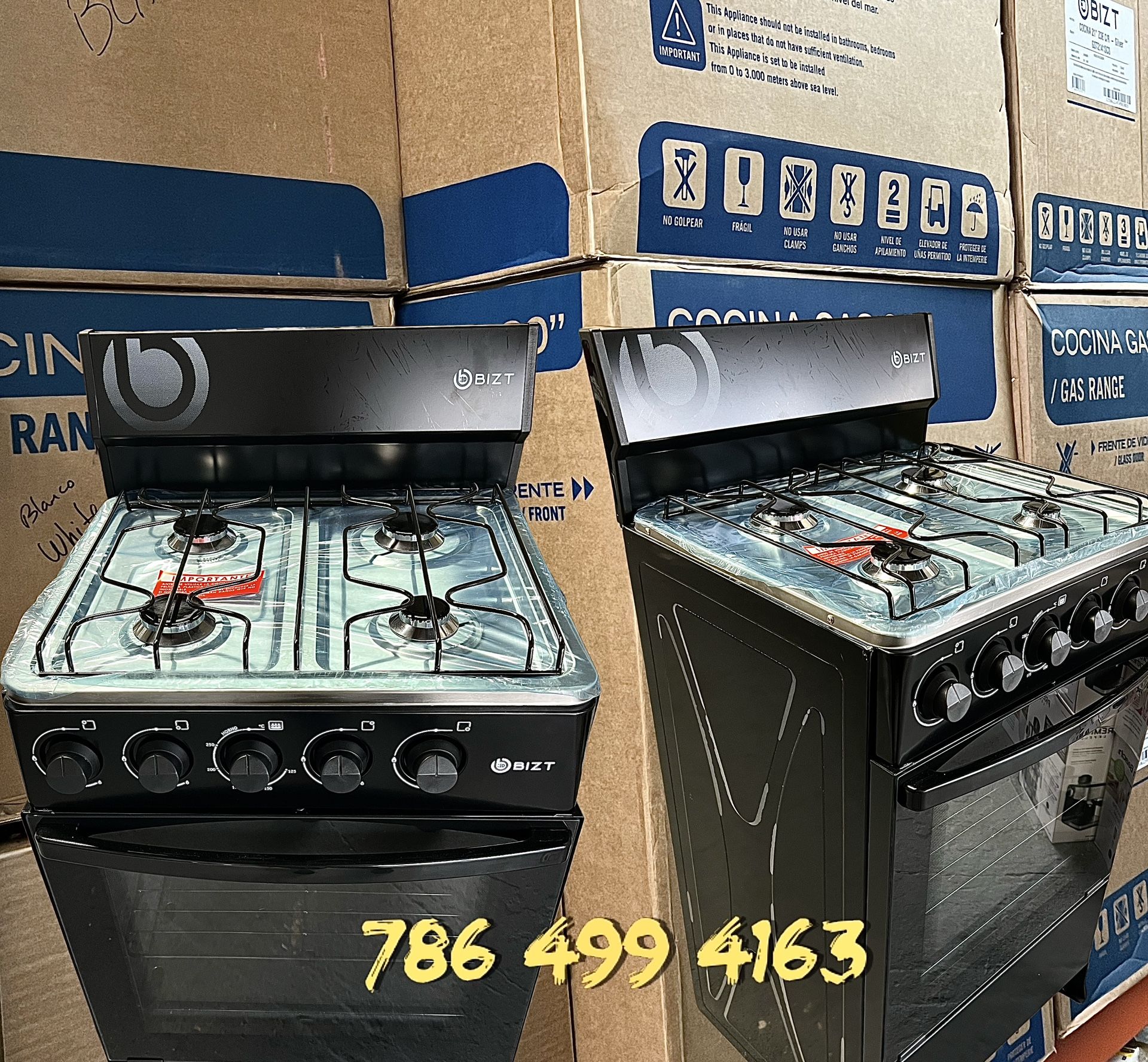 Estufas / Cocinas De Gas Propano Con Horno 21” Pulgadas De Ancho/ Nuevas