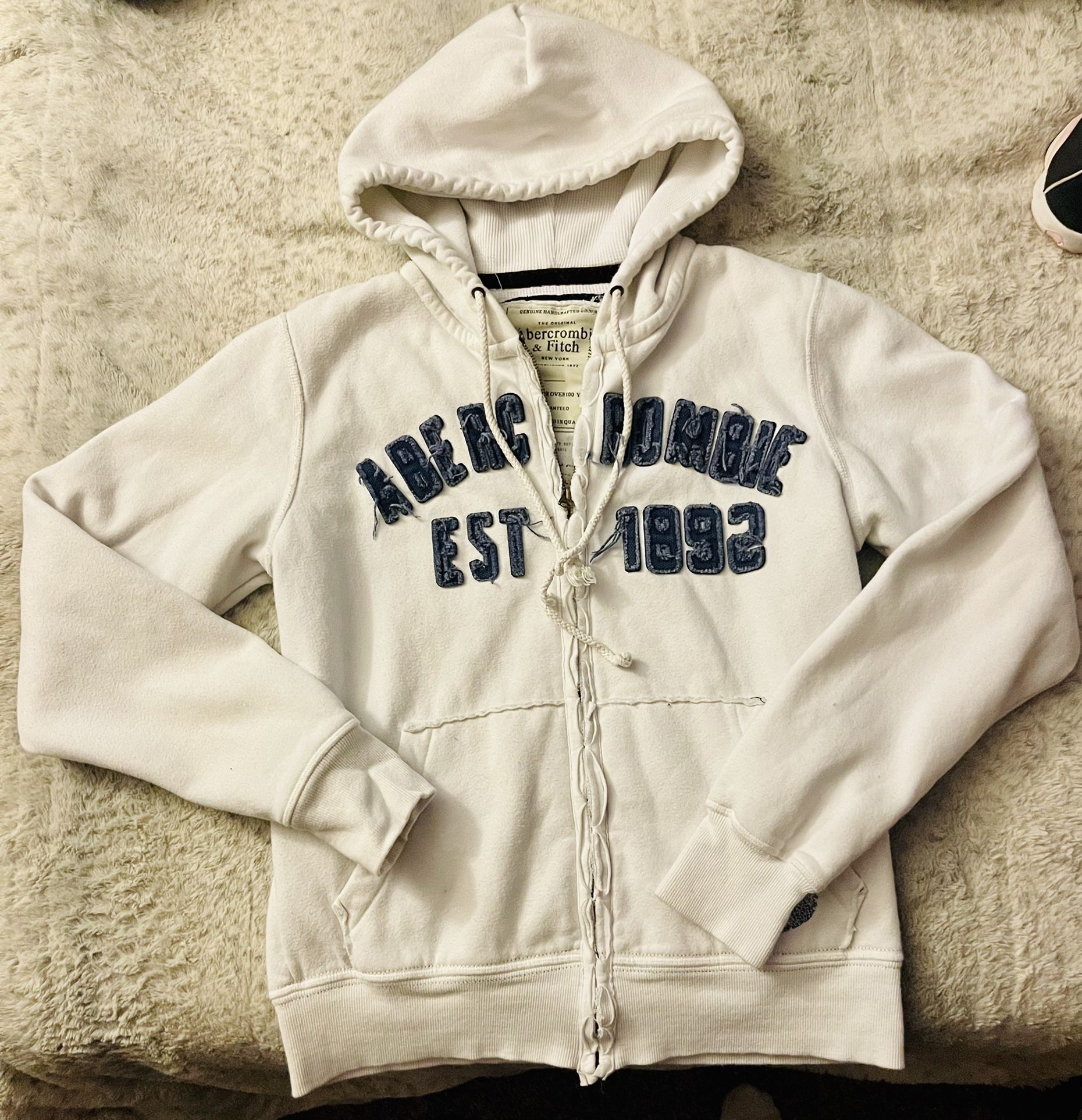 Abercrombie, men’s, zip up sweatshirt size large