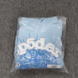Sp5der Web Hoodie ‘sky Blue’