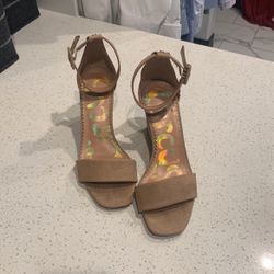 Sam Edelman Circus Brown Wedge Sandals Size 9